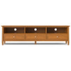 Warm Shaker - Low TV Media Stand - Light Brown