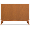Draper - Mid Century 8 Cube Storage Sofa Table - Teak