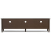 Warm Shaker - Low TV Media Stand - Brown