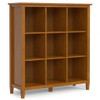 Warm Shaker - 9 Cube Storage - Brown