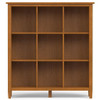Warm Shaker - 9 Cube Storage - Brown