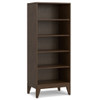 Harper - 5 Shelf Bookcase - Walnut Brown