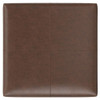 Gabbie - Square Coffee Table Upholstered Storage Ottoman - Brown