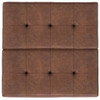 Dover - Lift Top Coffee Table Storage Ottoman - Brown