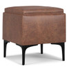 Natasha - Storage Ottoman With Tray - Brown