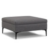 Rebecca - Multifunctional Coffee Table Storage Ottoman With Lift Up Lid - Gray