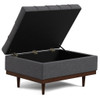 Mariah - Coffee Table Storage Ottoman - Gray