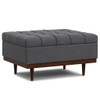 Mariah - Coffee Table Storage Ottoman - Gray