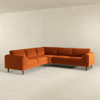Amber - Corner Sectional Sofa - Orange