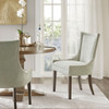 Ultra - Dining Chair With High Back (Set of 2) - Light Green Multi