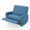 Wide Manual Standard Recliner - Blue