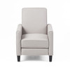 Linen Push Back Chair For Elegant Home - Gray
