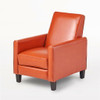 Recliner Push Back Chair For Elegant Home - Orange