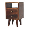 Mini Classic Bedside Table - Walnut
