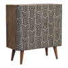Inlay - Edessa Bone Cabinet - Black