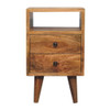 Mini Classic Open Nightstand - Oak