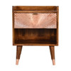 Manila - Copper 1 Drawer Nightstand - Chestnut