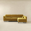 Christian - Sectional Sofa Right Facing - Dark Yellow