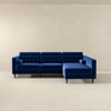 Christian - Sectional Sofa Right Facing - Blue