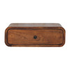 Avora - Wall Mounted 1 Drawer Nightstand - Caramel
