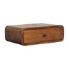 Avora - Wall Mounted 1 Drawer Nightstand - Caramel
