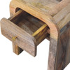 Darcy - Mini Nightstand With Curved Edges - Beige