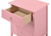 Transitional Nightstand For Bedrooms - Pink