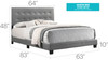 Caldwell - Queen Bed - Dark Gray