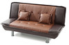 Lionel - Upholstered Sofa Bed - Burgundy