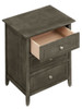 Transitional Nightstand For Bedrooms - Gray