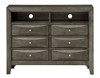 Marilla - Media Chest - Gray