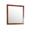 Modern Design Transitional Wall Mirror - Cherry