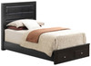Twin Storage Bed With Versatile Appeal - Black