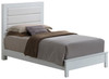 Twin Bed Contemporary - Elegant White