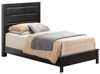 Stylish Transitional Twin Bed - Black
