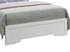 King Elegant Bed - Silver Champagne