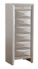 Marilla - 7 Drawer Lingerie Chest - Silver Champagne