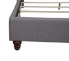 Full Upholstered Bed - Gray