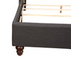 Full Upholstered Bed Transitional - Black