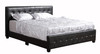 King Bed Stylish Transitional - Black