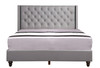 Queen Upholstered Bed - Gray
