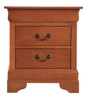 Louis Phillipe - Elegant Nightstand - Oak