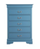Traditional Style Storage Chest - Teal