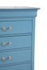 Traditional Style Storage Chest - Teal