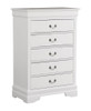Traditional Style Storage Chest - White