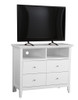 Charming TV Media Chest - White