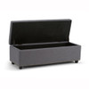 Hamilton - Storage Ottoman - Slate Gray