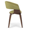 Lowell - Bentwood Dining Chair - Acid Green / Dark Brown