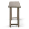 Sawhorse - Console Sofa Table - Distressed Gray