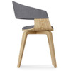 Lowell - Bentwood Dining Chair - Light Gray / Light Brown